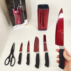Набір ножів Edenberg EB-11027 7 предметів Red