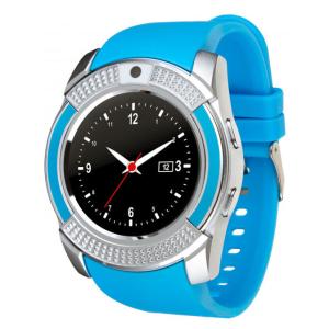Розумний смарт-годинник Smart Watch V8. Колір: синій