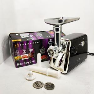 М'ясорубка електрична Edenberg EB-83751 2000Вт із насадками Black