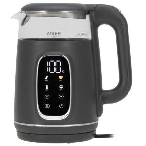 Чайник Adler AD 1305 із регулюванням температури 1.7Л 2200Вт Gray