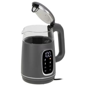Чайник Adler AD 1305 із регулюванням температури 1.7Л 2200Вт Gray