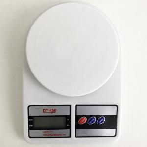 Ваги кухонні електронні Domotec SF-400 з LCD дисплеєм Білі до 10кг