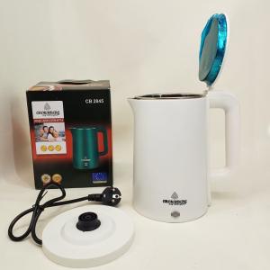 Електрочайник Crownberg CB-2845 дисковий 1.8л 1800Вт White