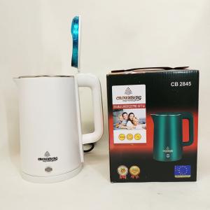Електрочайник Crownberg CB-2845 дисковий 1.8л 1800Вт White