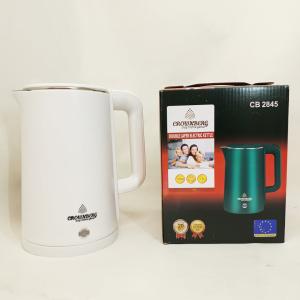 Електрочайник Crownberg CB-2845 дисковий 1.8л 1800Вт White