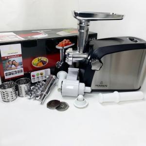 Електром'ясорубка Crownberg CB-4216 3200Вт м'ясорубка соковитискач з терками для овочів та реверсом