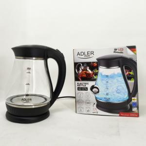 Чайник электрический Adler AD 1274 1,7л 2200Вт пластиковый с автоматическим отключением Black