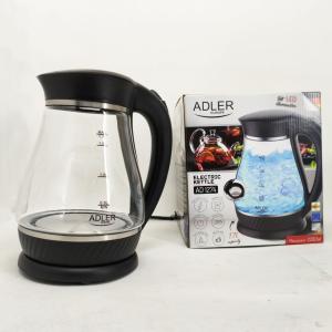Чайник электрический Adler AD 1274 1,7л 2200Вт пластиковый с автоматическим отключением Black