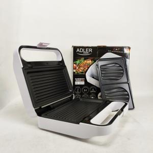Бутербродниця Adler AD 3070 2в1 1100Вт White
