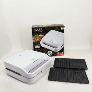 Бутербродниця Adler AD 3070 2в1 1100Вт White