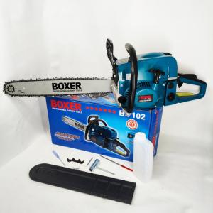 Бензопила Boxer BX-102 5,9 КВт З Двома Напрямними І Ланцюгами