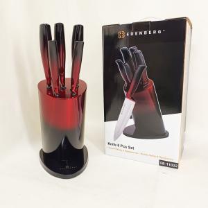 Набір ножів Edenberg EB-11022, 6 предметів Red