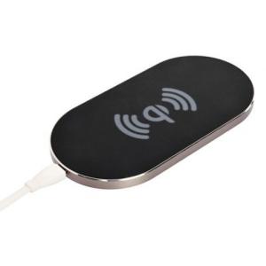 Бездротовий зарядний пристрій Awei W2, бездротове заряджання usb для iPhone для андроїд. Колір: чорний