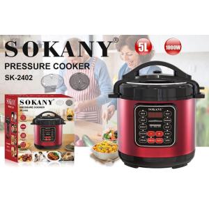 Мультиварка Sokany SK-2402 електрична скороварка з чашею 5л з антипригарним покриттям 1000Вт