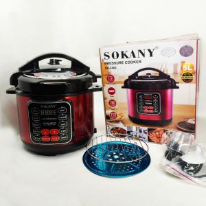 Мультиварка Sokany SK-2402 електрична скороварка з чашею 5л з антипригарним покриттям 1000Вт