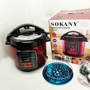 Мультиварка Sokany SK-2402 електрична скороварка з чашею 5л з антипригарним покриттям 1000Вт