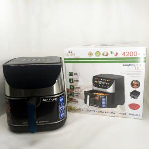 Мультипіч 12 програм T.K.Line ТК00265 Аерофритюрниця з великою чашею 4200Вт Аерогриль 12л з двома тенами