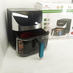 Мультипіч 12 програм T.K.Line ТК00265 Аерофритюрниця з великою чашею 4200Вт Аерогриль 12л з двома тенами