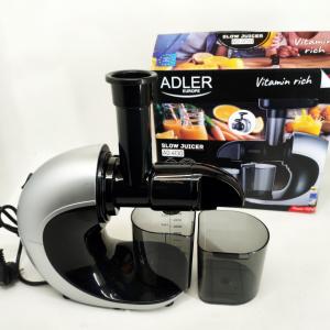 Соковитискач шнековий для цитрусових фруктів та овочів Adler AD 4130 домашній електричний на 150Вт