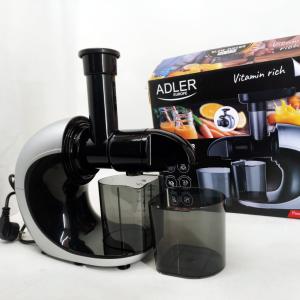 Соковитискач шнековий для цитрусових фруктів та овочів Adler AD 4130 домашній електричний на 150Вт