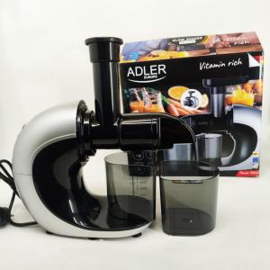 Соковитискач шнековий для цитрусових фруктів та овочів Adler AD 4130 домашній електричний на 150Вт