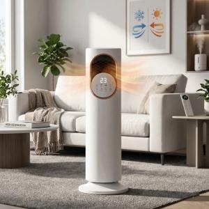 Підлоговий кондиціонер-обігрівач Domotec MS-1630 3в1 зі зволожувачем повітря, портативний електричний