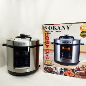 Мультиварка-скороварка-пароварка Sokany SK-07055 7л 3 в 1 Електрична з таймером 1000Вт