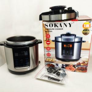 Мультиварка-скороварка-пароварка Sokany SK-07055 7л 3 в 1 Електрична з таймером 1000Вт