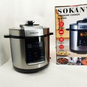 Мультиварка-скороварка-пароварка Sokany SK-07055 7л 3 в 1 Електрична з таймером 1000Вт