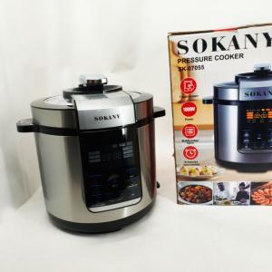 Мультиварка-скороварка-пароварка Sokany SK-07055 7л 3 в 1 Електрична з таймером 1000Вт