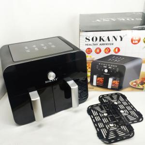 Мультипіч SOKANY SK-10008 на 10л Аерофритюрниця з таймером та терморегулятором, Аерогриль