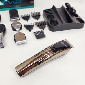 Машинка для стрижки VGR V-029 волосся та бороди акумуляторна триммер