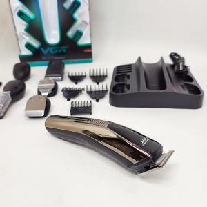 Машинка для стрижки VGR V-029 волосся та бороди акумуляторна триммер