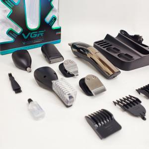Машинка для стрижки VGR V-029 волосся та бороди акумуляторна триммер
