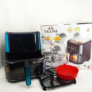 Аерофритюрниця T.K.Line TK00273 12 л з Wi-Fi Tuya Smart, 2 ТЕНами, LED-дисплеєм і керамічною чашею