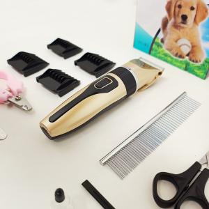 Машинка триммер Puppy ProMax для стрижки тварин собак котів на акумуляторі з набором насадок