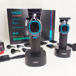 Комплект для стрижки VGR 2 в 1 V-886 S2 BLACK, акумуляторна машинка та триммер