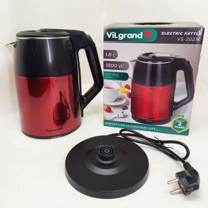 Електрочайник ViLgrand VS-20216 RED 2л