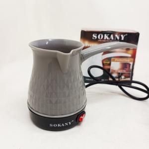 Електрична турка Sokany SK-219 500мл 500Вт для кави Gray