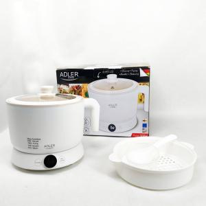 Електрична багатофункціональна кастрюля-пароварка Adler AD 6422 800Вт 1л 4 режими сенсорне керування