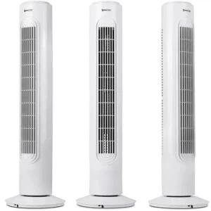 Підлоговий колонний вентилятор Domotec MS-1627 Компактний тихий побутовий вентилятор для дому офісу