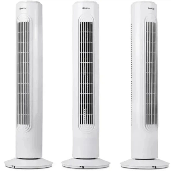 Підлоговий колонний вентилятор Domotec MS-1627 Компактний тихий побутовий вентилятор для дому офісу