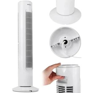 Підлоговий колонний вентилятор Domotec MS-1627 Компактний тихий побутовий вентилятор для дому офісу