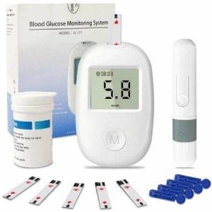 Глюкометр Glucose Meter GLM-76 з тест-смужками 50 шт — прилад для вимірювання цукру в крові