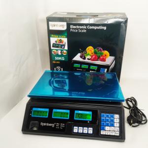 Ваги торгові з лічильником ціни та платформою Rainberg RB-302 до 50кг