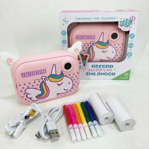 Дитяча цифрова камера з моментальним друком YT008 PINK