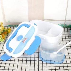Ланч бокс електричний із підігрівом Lunch Heater 220 V Pro, ланч бокс від мережі Blue