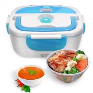 Ланч бокс електричний із підігрівом Lunch Heater 220 V Pro, ланч бокс від мережі Blue