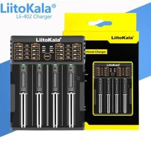 Зарядний пристрій LiitoKala Lii-402 Type-C для акумуляторів 18650, 26650, AA, AAA універсальний зарядник