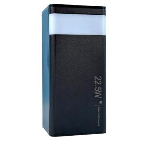 Портативна батарея Павербанк WUW-TUGII Y55 50000 mAh 22.5W 3A зі швидкою зарядкою та ліхтарем Power Bank